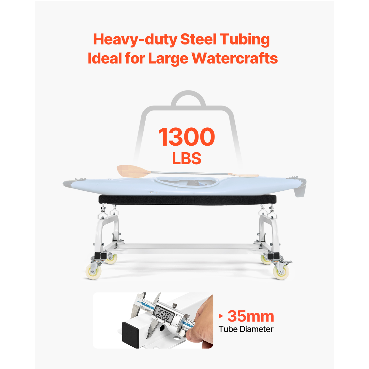 SucceBuy 1000/1300LBS Watercra - Fishing Kayak Cart ulasan dan harga