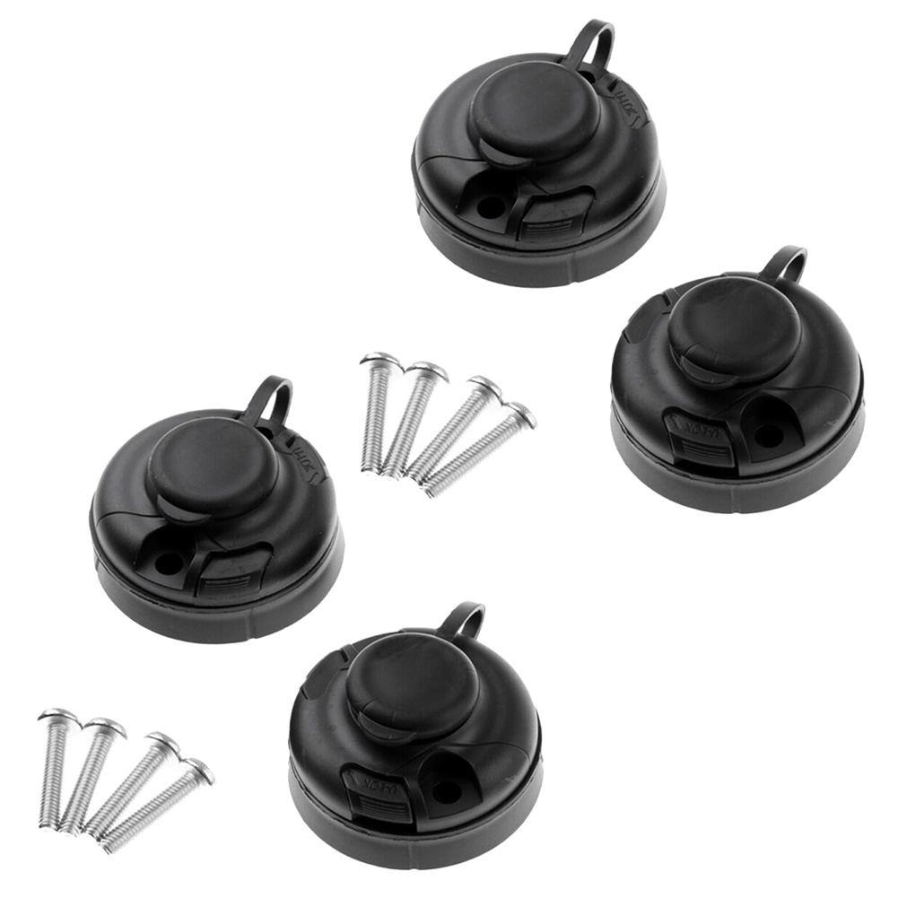4Pcs Black ABS Fishing Rod Hol - Fishing Kayak Rod Holder ulasan dan harga