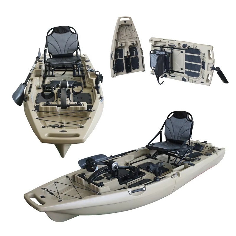 1 Person HDPE/PE Sit-On-Top CE - Fishing Kayak Pedal Drive ulasan dan harga